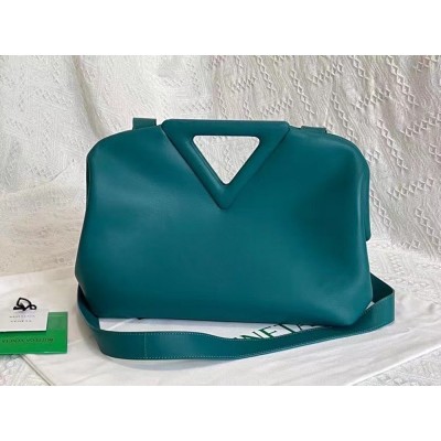 Bottega Veneta Medium Point Top Handle Bag In Mallard Leather IAMBS240418