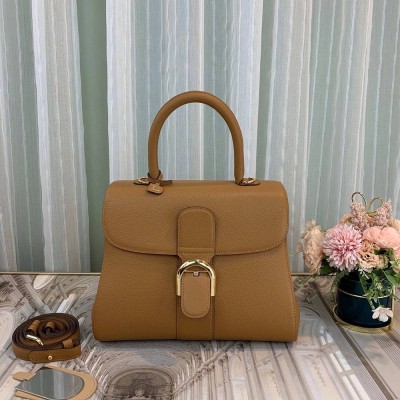 Delvaux Brillant MM Bag in Brown Rodeo Calf Leather IAMBS240442