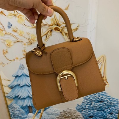 Delvaux Brillant Mini Bag in Brown Rodeo Calf Leather IAMBS240435