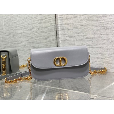 Dior 30 Montaigne Avenue Bag In Grey Box Calfskin IAMBS240452