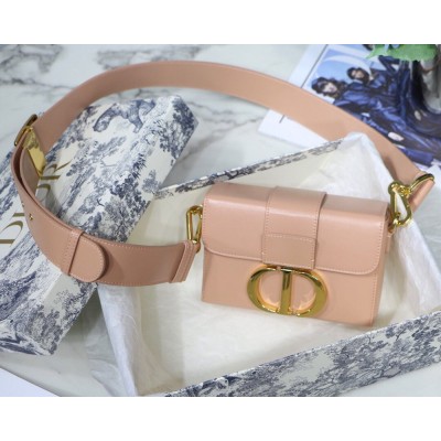 Dior 30 Montaigne Box Bag In Powder Box Calfskin IAMBS240469