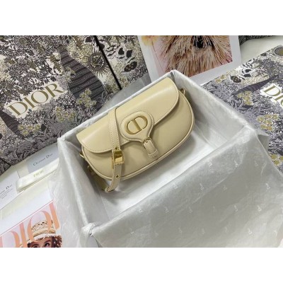 Dior Bobby East-West Bag In Beige Box Calfskin IAMBS240514