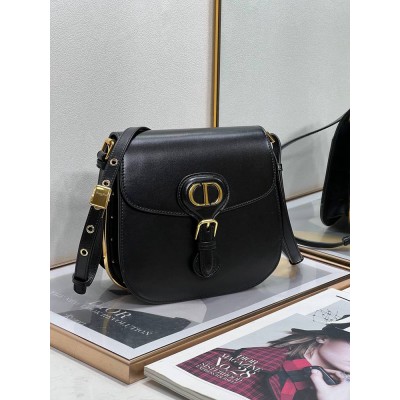 Dior Bobby Frame Bag In Black Box Calfskin IAMBS240520