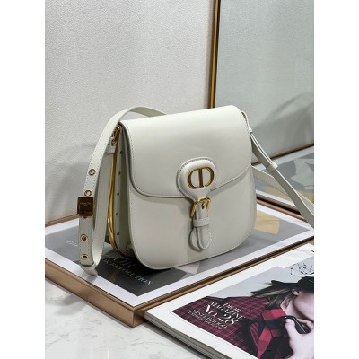 Dior Bobby Frame Bag In White Box Calfskin IAMBS240522