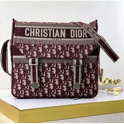 Dior Bordeaux Oblique Diorcamp Messenger Bag IAMBS241066
