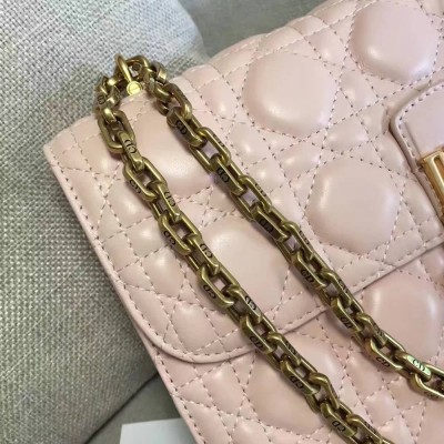 Dior Dioraddict Flap Bag In Pink Lambskin IAMBS240804