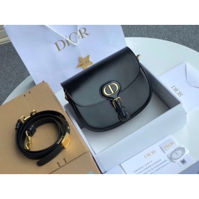Dior Medium Bobby Bag In Black Calfskin IAMBS240530