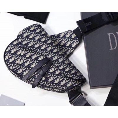 Dior Men's Saddle Belt Bag In Oblique Canvas IAMBS240500