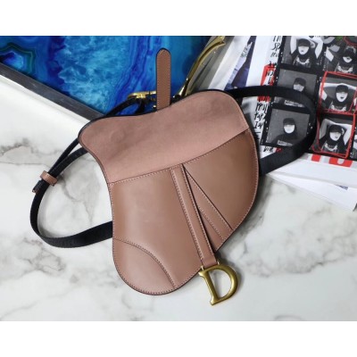 Dior Saddle Belt Bag In Powder Smooth Calfskin IAMBS240507