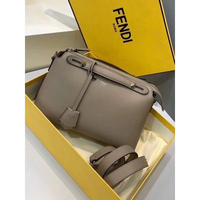 Fendi By The Way Medium Bag In Grey Calfskin IAMBS241377