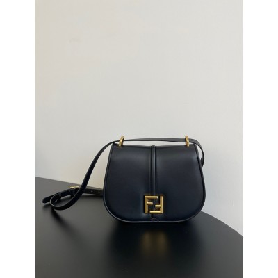 Fendi C'mon Medium Bag in Black Calfskin IAMBS241382