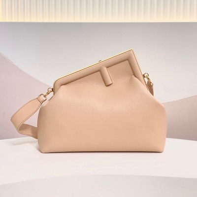 Fendi First Medium Bag In Powder Pink Nappa Leather IAMBS241398