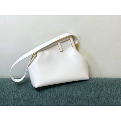 Fendi First Medium Bag In White Nappa Leather IAMBS241399