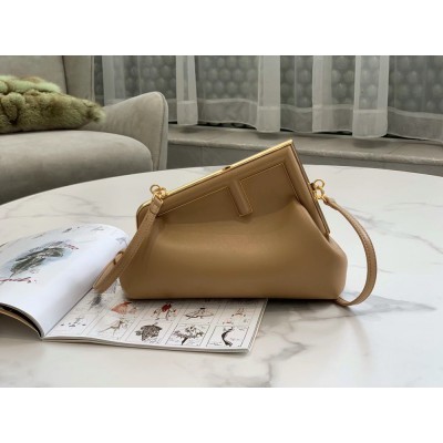 Fendi First Small Bag In Beige Nappa Leather IAMBS241401