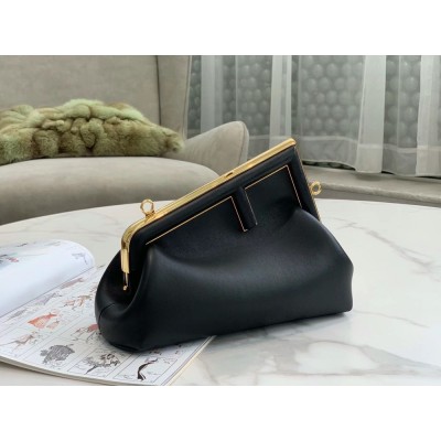Fendi First Small Bag In Black Nappa Leather IAMBS241403