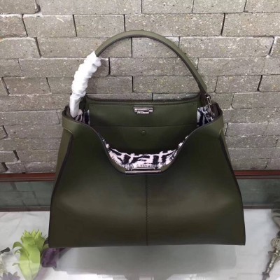 Fendi Green Peekaboo X Lite Large Bag IAMBS241539