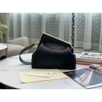 Fendi Medium First Bag In Black Nappa Leather IAMBS241414