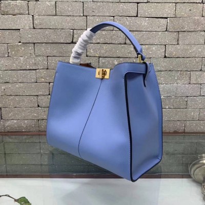 Fendi Pale Blue Peekaboo X Lite Regular Bag IAMBS241542