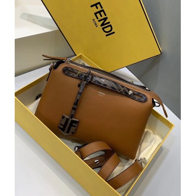 Fendi Tan By The Way Medium Bag With FF Handles IAMBS241381