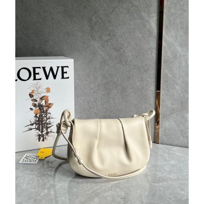 Loewe Paseo Satchel Bag in Angora Nappa Leather IAMBS241789