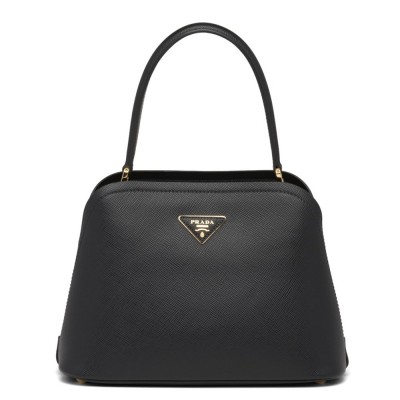 Prada Matinee Mini Bag In Black Saffiano Leather IAMBS242080