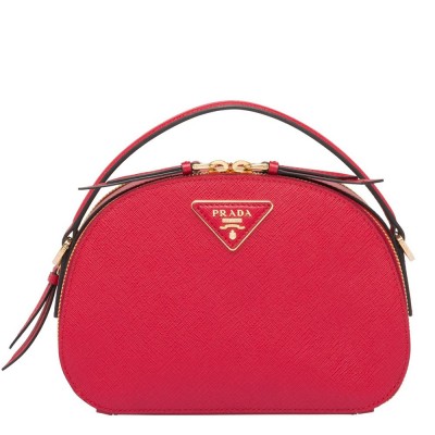 Prada Odette Red Saffiano Leather Bag IAMBS242124