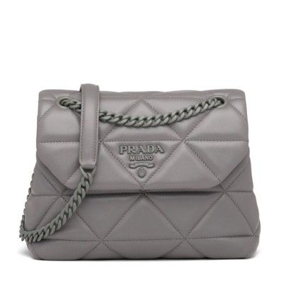 Prada Spectrum Small Bag In Grey Nappa Leather IAMBS242230
