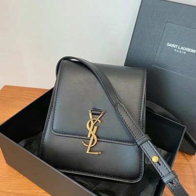 Saint Laurent Kaia North South Bag In Black Leather IAMBS242437