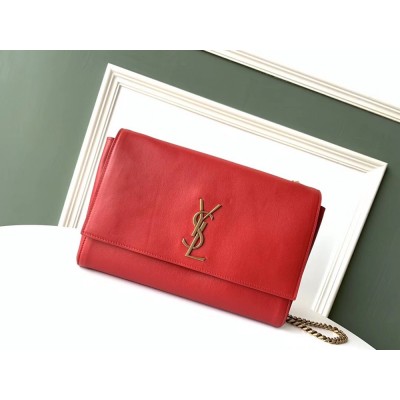 Saint Laurent Kate Medium Reversible Eros Red Bag IAMBS242450