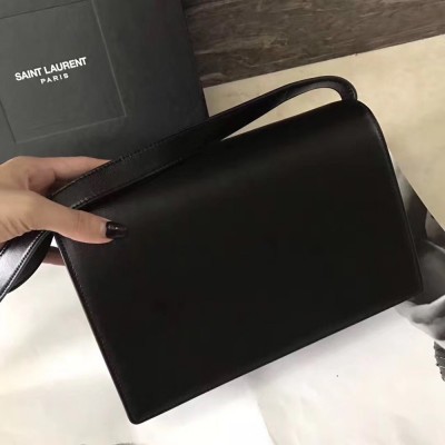 Saint Laurent Medium Bellechasse Bag In Black Leather IAMBS242636