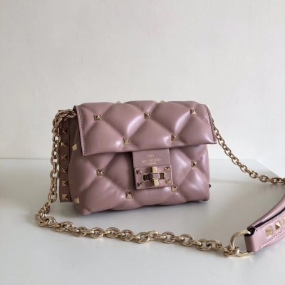 Valentino Mini Candystud Crossbody Bag In Poudre Lambskin IAMBS242844