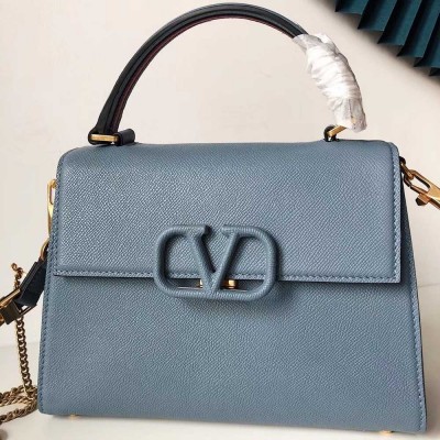Valentino Small Vsling Handbag In Amadeus Grainy Calfskin IAMBS243006