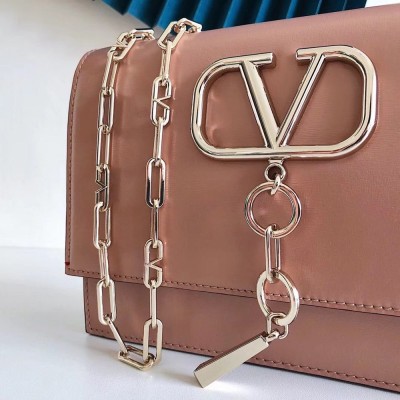 Valentino Vcase Small Chain Bag In Nude Calfskin IAMBS242994